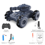 JJR/C Q126 Blue Spray Bomb Drift RC Tank