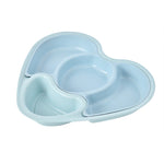 Toddler Divided Plate – BPA-Free Durable Plastic, Blue
