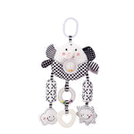 Baby Stroller Toy 2A Elephant – Black & White