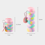 Folding Silicone Kids Water Bottle 350ml