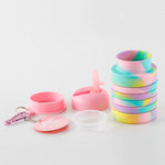 Folding Silicone Kids Water Bottle 350ml