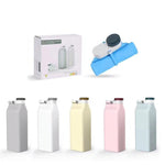 Foldable Silicone Water Bottle 600ml Gray