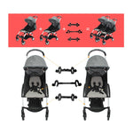 Twin Pram Connector – Universal Adjustable & Secure Fit