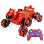 2.4G Kids Stunt Car & Robot Dog - Red