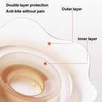 Nipple Protector Anti-Bite Nursing Stickers with Case