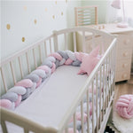 Grey Crib Bumper 2M