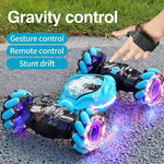 YDJ-D876 Blue RC Stunt Car 