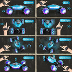 YDJ-D876 Blue RC Stunt Car 