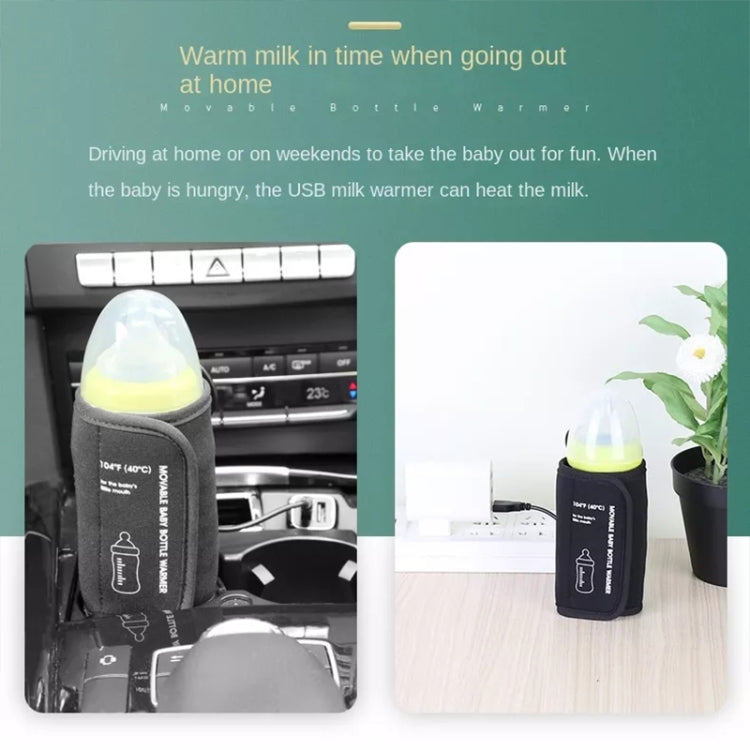 USB Baby Bottle Warmer 7x12cm Type-C – 40°C Heating
