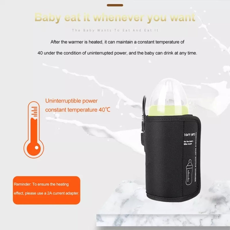USB Baby Bottle Warmer 7x12cm Type-C – 40°C Heating