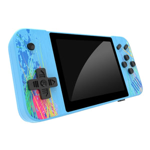 G3 Macaron 3.5 Inch Handheld Game Console – 800 Built-in Games, 1200mAh Battery (Blue)