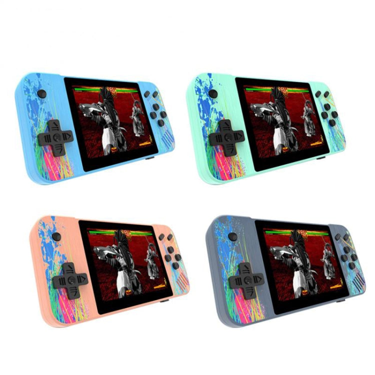 G3 Macaron 3.5 Inch Handheld Game Console – 800 Built-in Games, 1200mAh Battery (Blue)