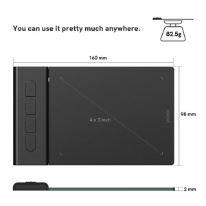 VEIKK VK430 Digital Drawing Board 8192 Pressure Levels