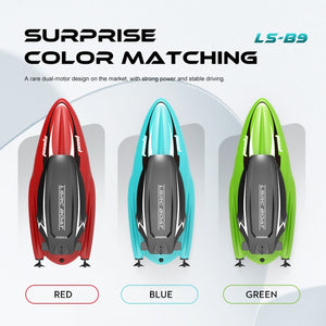 Remote Control Boat LSRC B9 Green 