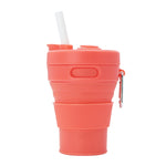 350ml Folding Silicone Coffee Cup Red