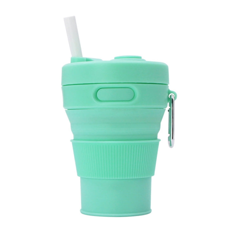350ml Folding Silicone Coffee Cup Green