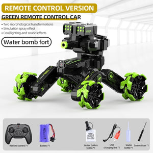 DM-528 Four-Wheel Battle RC Car – Green 