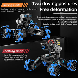 DM-528 Four-Wheel Battle RC Car – Blue