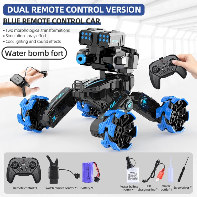 DM-528 Four-Wheel Battle RC Car –  Blue 
