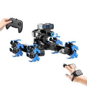 DM-528 Four-Wheel Battle RC Car –  Blue 