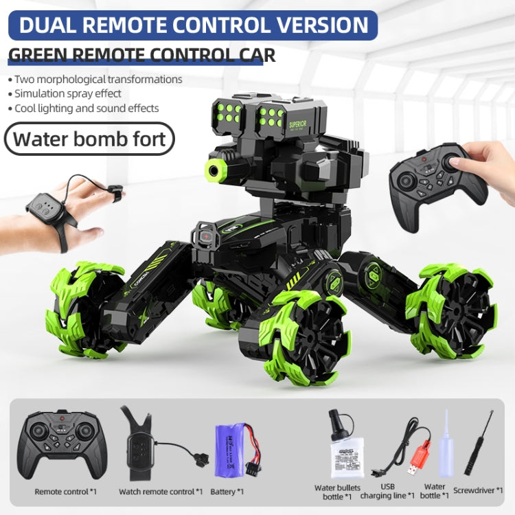 DM-528 Four-Wheel Battle RC Car – Green
