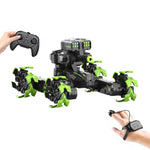 DM-528 Four-Wheel Battle RC Car -Green