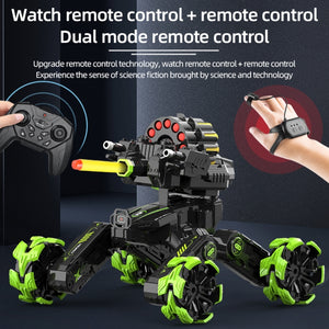 DM-528 Four-Wheel Battle RC Car – Green