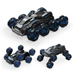 Remote Control Stunt Car DM-558, 8-Wheel, Blue