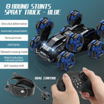 RC Stunt Car DM-558 8-Wheel Dual Control Blue