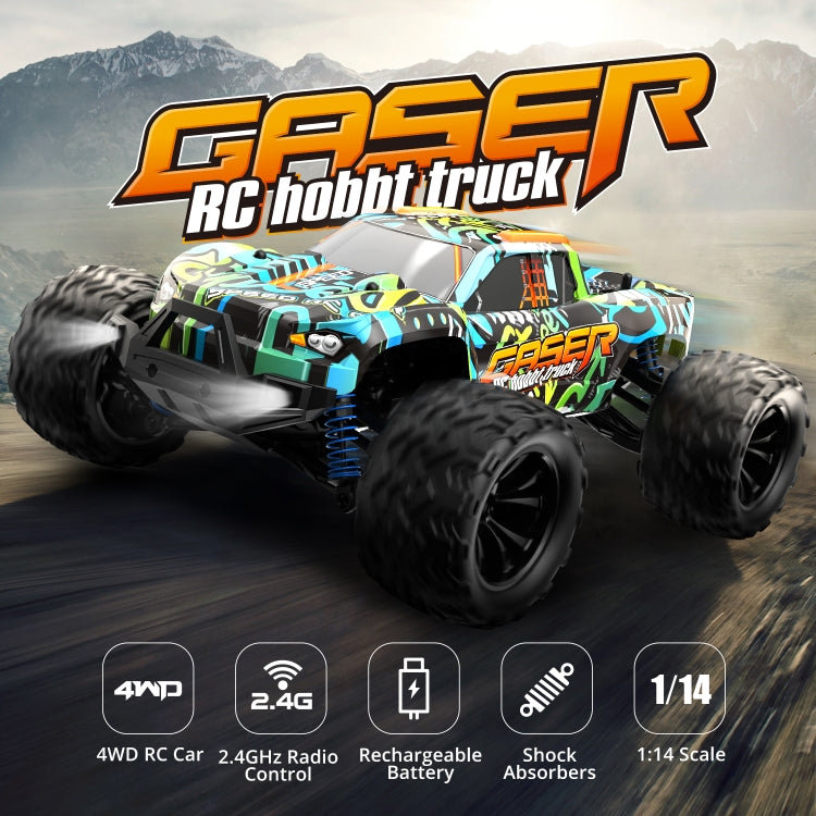 RC Car 9000E 1:14 4WD – Graffiti Black