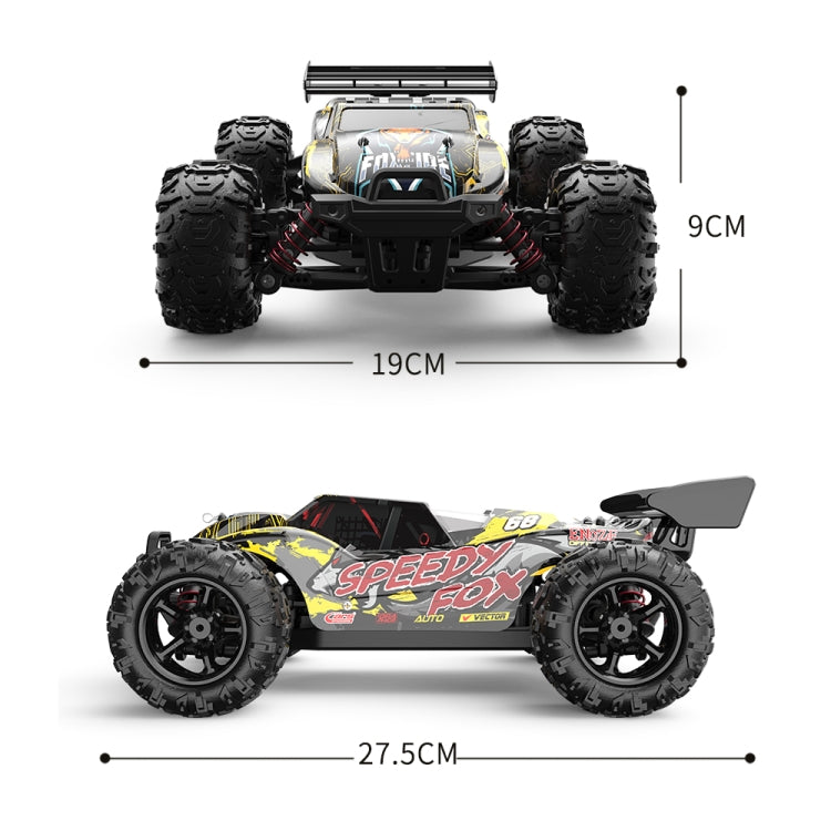 High-Speed 4WD RC Car 9307E – 40 km/h, Black & Yellow