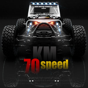 Brushless 4WD RC Wrangler JJR/C Q117C 70km/h, PVC Shell 