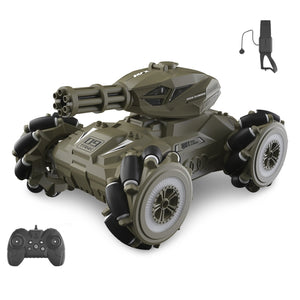 JJR/C Q126 Green Spray Bomb Drift RC Tank