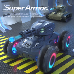 JJR/C Q126 Blue Spray Bomb Drift RC Tank 