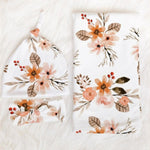 Newborn Baby Swaddling Set – Flower-2