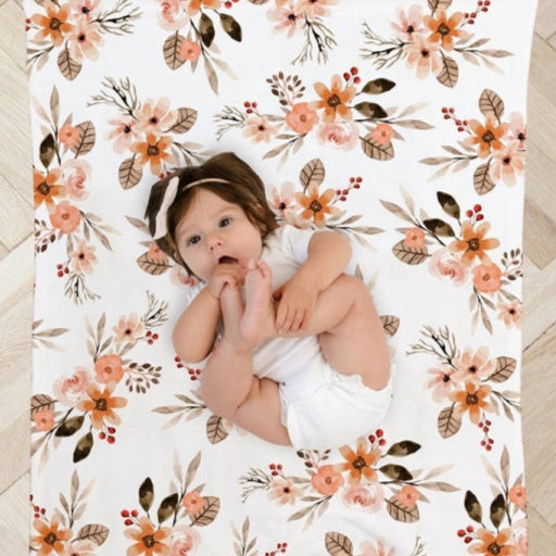 Newborn Baby Swaddling Set – Flower-2