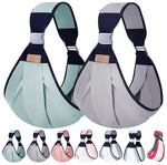 Silver Baby Carrier Sling for 0–48 Months 