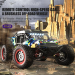 Brushless RC Desert Truck JJR/C Q141B 70km/h 4WD Purple 