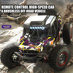Brushless RC Desert Truck JJR/C Q141B 70km/h 4WD Purple 
