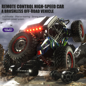 Brushless RC Desert Truck JJR/C Q141B 70km/h 4WD Purple 
