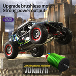 Brushless RC Desert Truck JJR/C Q141B 70km/h 4WD Purple 