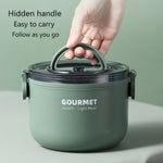 Stainless Steel Lunch Box 1000ml Blue