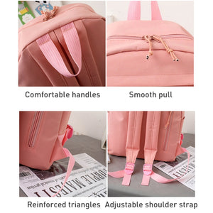 Girls' School Backpack Set 5-in-1 