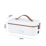Electric Lunch Box 1.2L White with Stainless Steel Liner