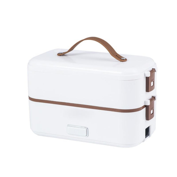 Electric Lunch Box White Double-Layer