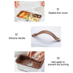 Electric Lunch Box White Double-Layer