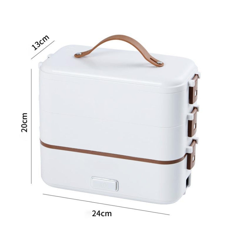 White Electric Lunch Box 1.2L