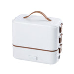 White Electric Lunch Box 1.2L