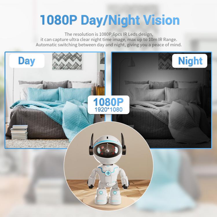 Smart Robot Camera ESCAM PT205 5G – UK Plug