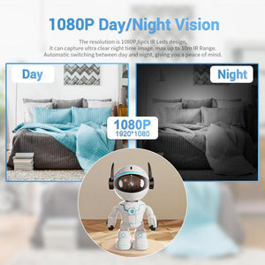 Smart Robot Camera ESCAM PT205 5G – UK Plug